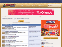 Tablet Screenshot of flooringforum.com